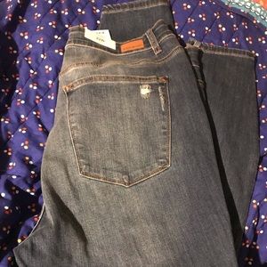 Judy blue jean size 22 red buffalo plaid